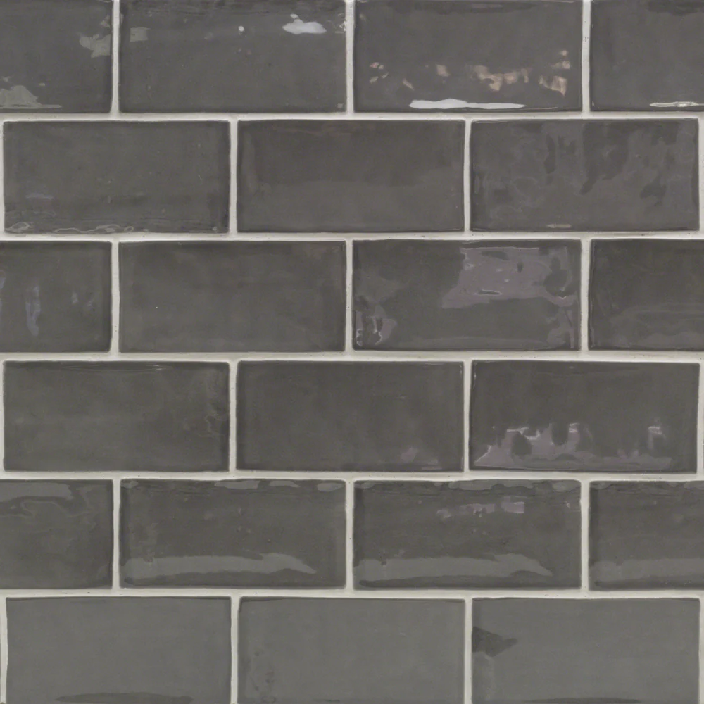 Lancaster Driftwood Gray 3x6 Polished Ceramic Subway Tile - Image 2