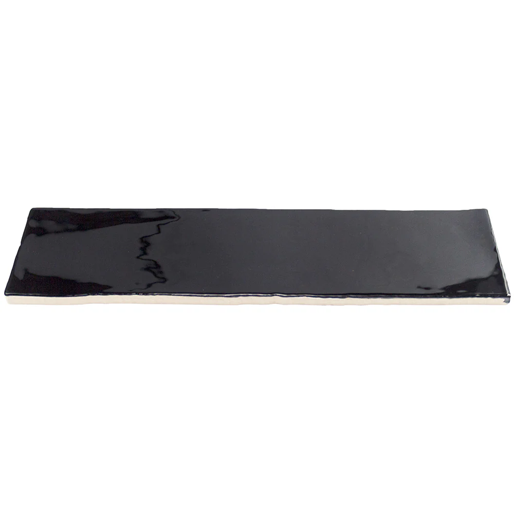 Lancaster Noir Black 3x12 Polished Ceramic Subway Tile for Walls - Image 8