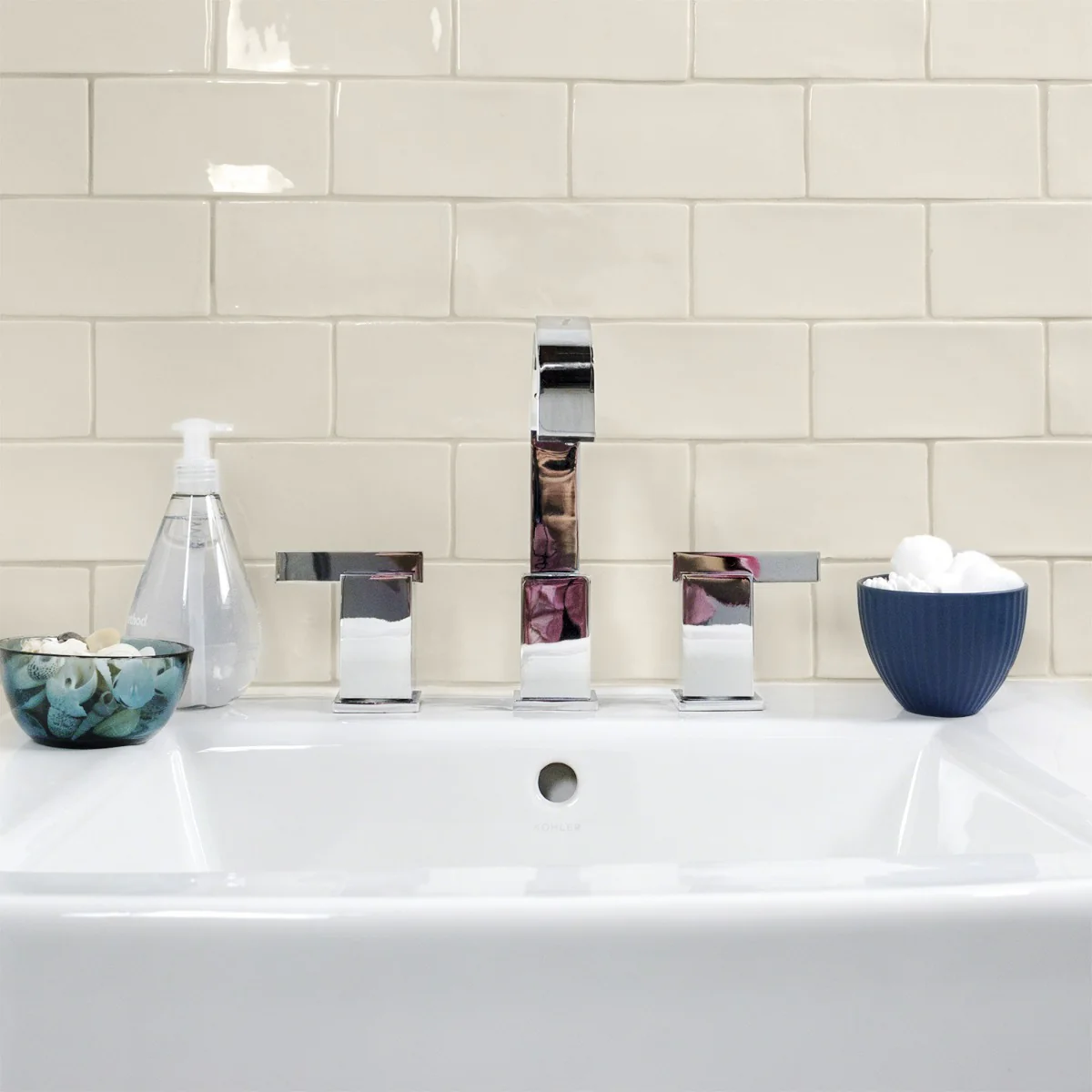 Lancaster Vanilla Cream 3x6 Polished Ceramic Subway Tile