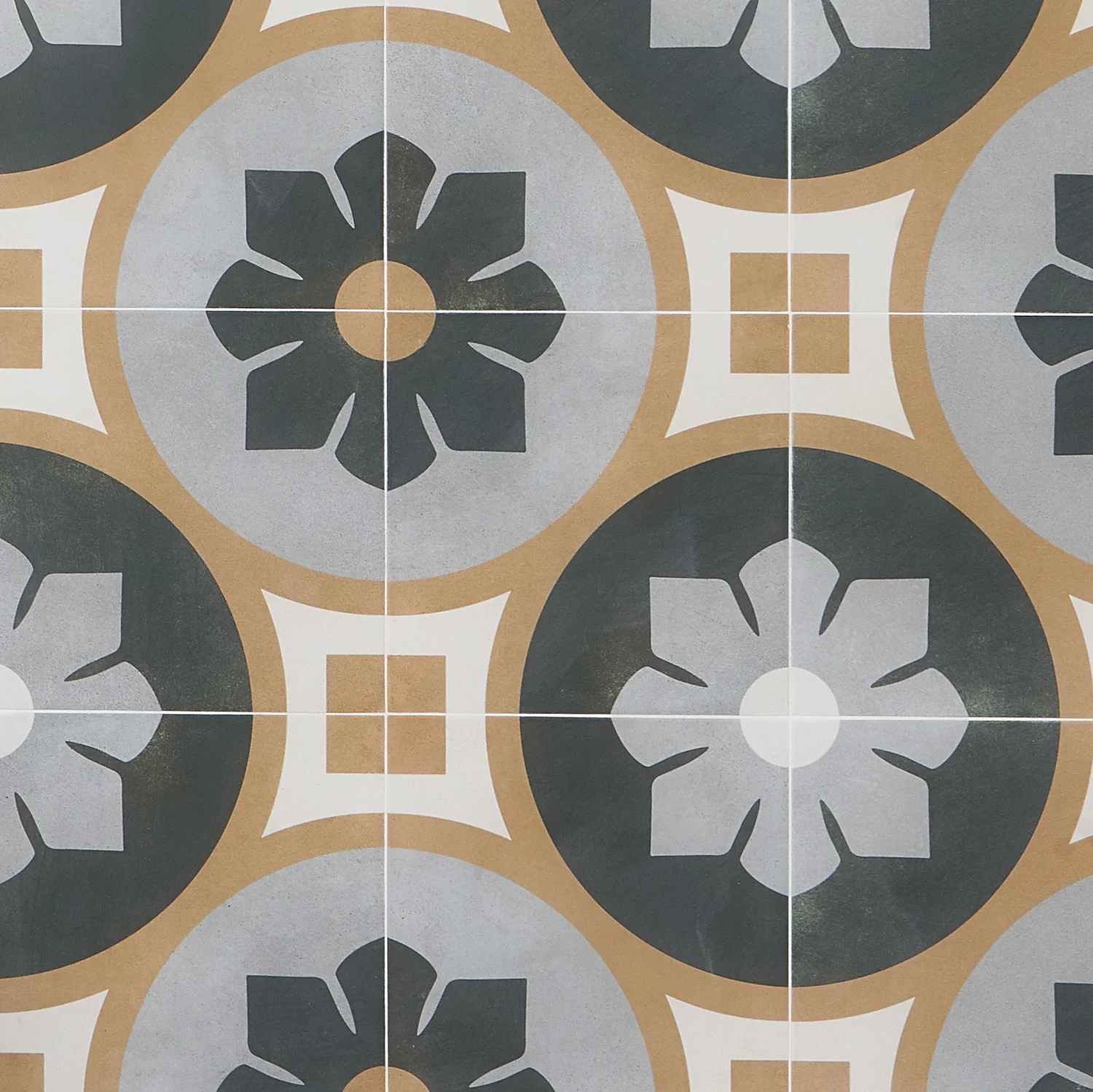 Lapaz Bloom Multicolor 9x9 Matte Porcelain Tile - Lux Tile - Image 2