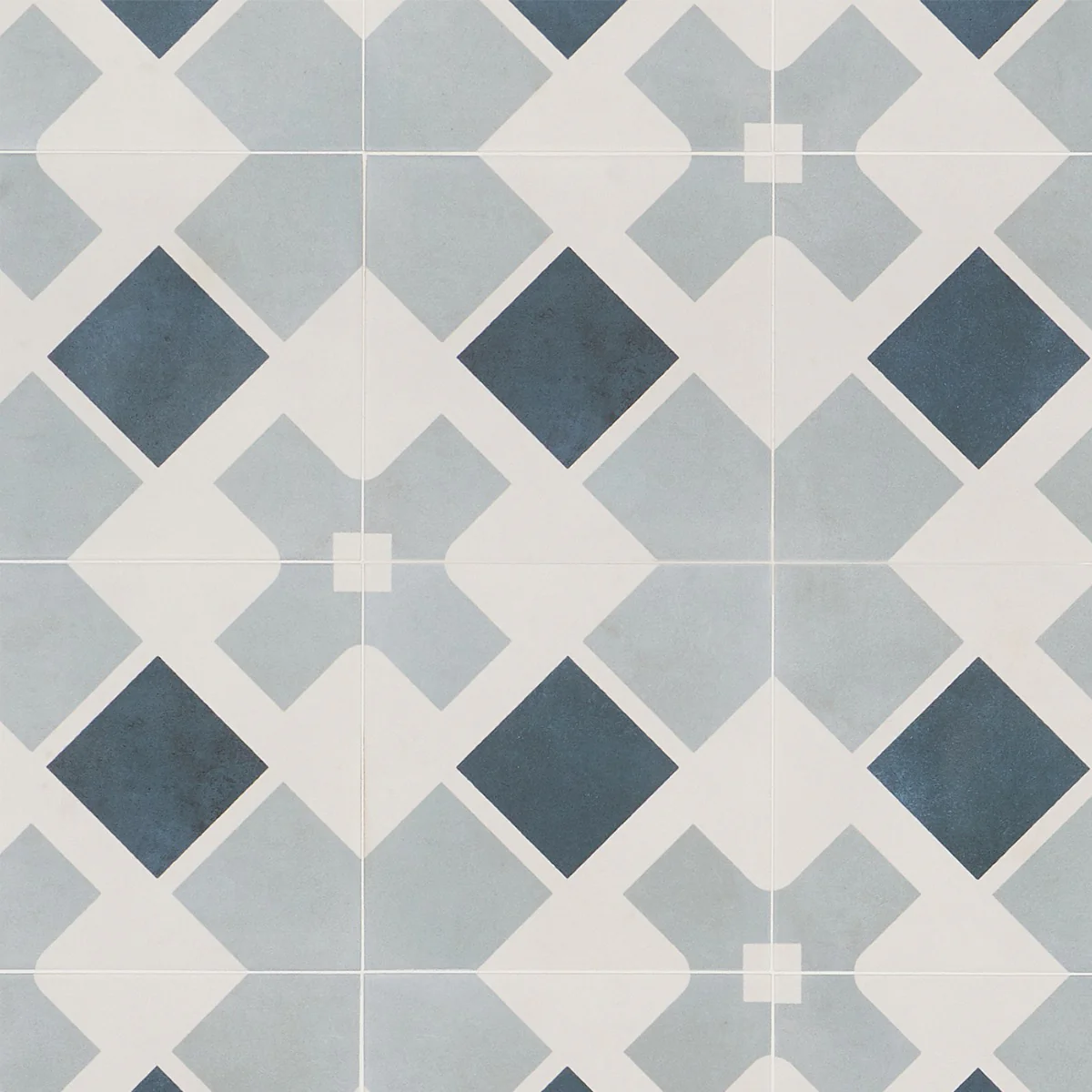 Lapaz Cross Blue 9x9 Matte Porcelain Tile - Lux Tile - Image 3