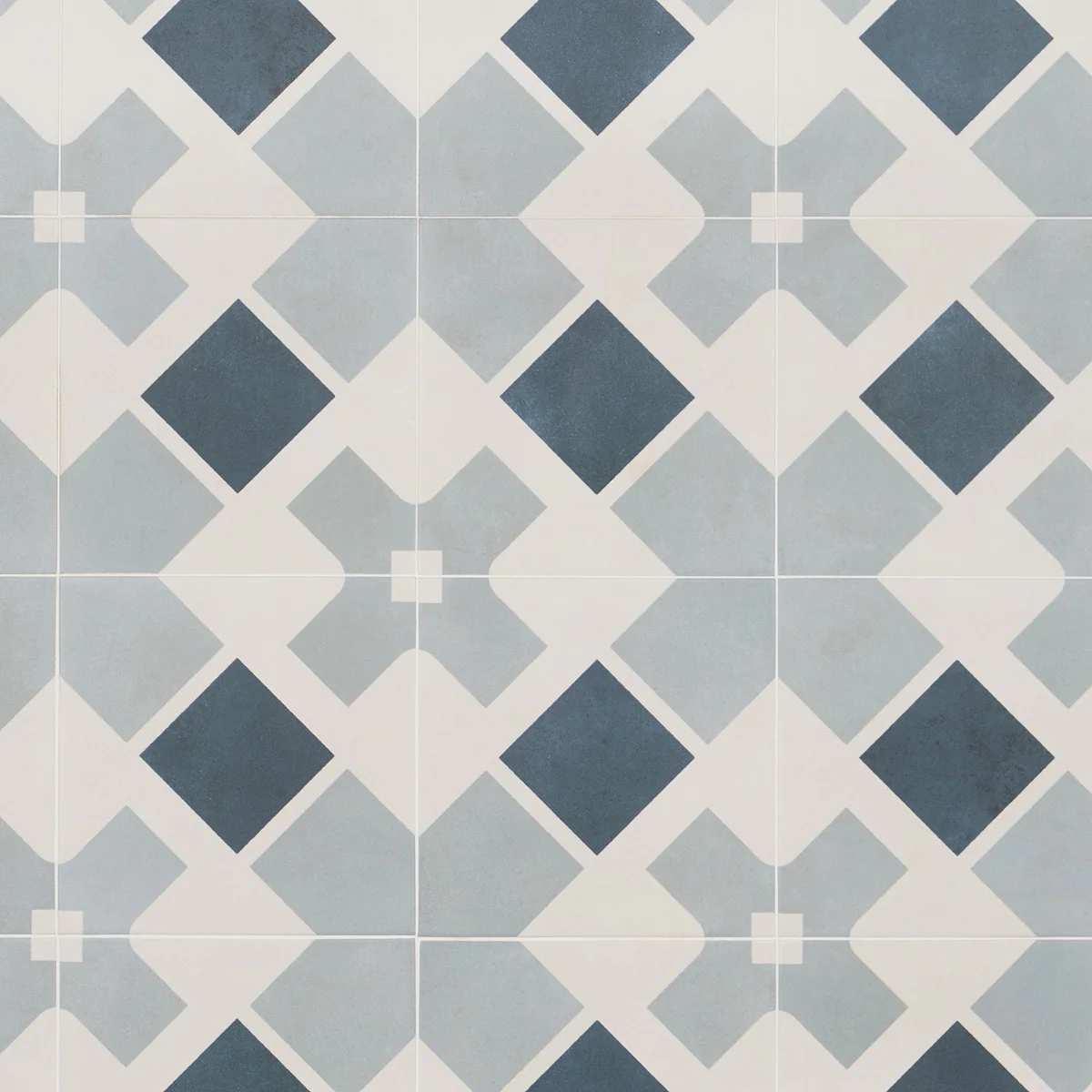 Lapaz Cross Blue 9x9 Matte Porcelain Tile - Lux Tile - Image 4