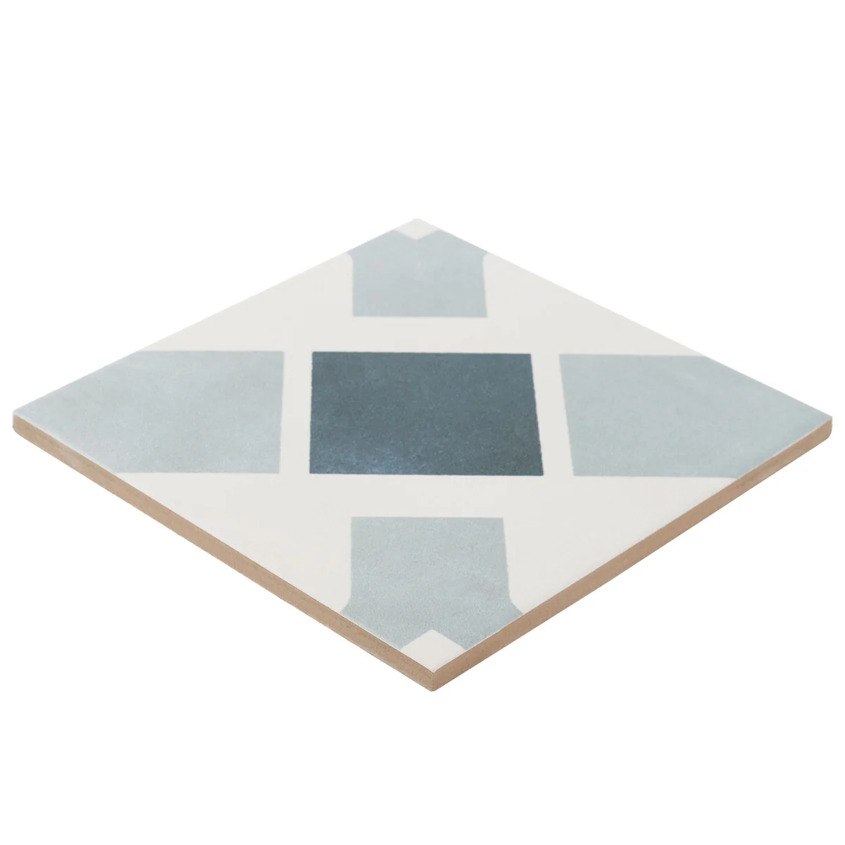 Lapaz Cross Blue 9x9 Matte Porcelain Tile - Lux Tile - Image 7