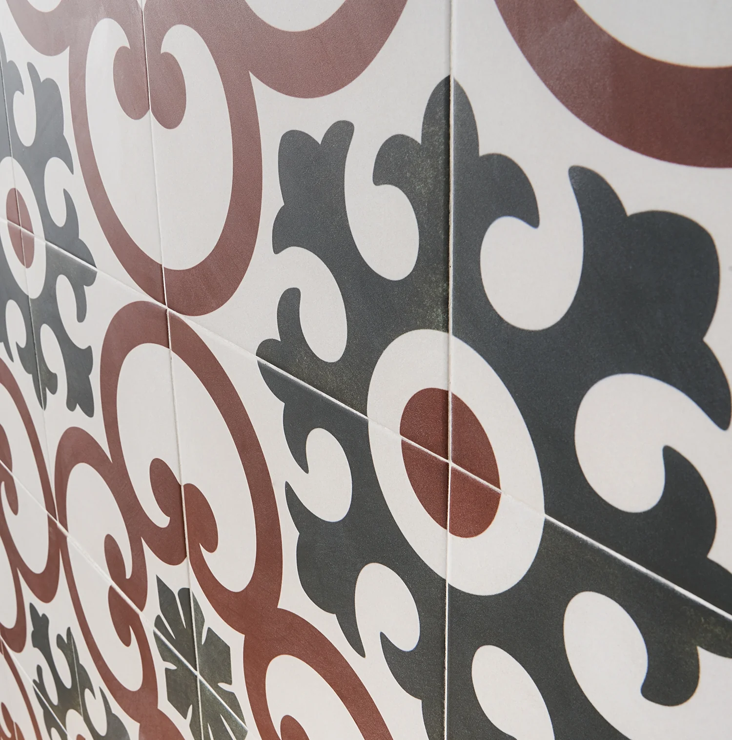 Lapaz Dahlia Red 9x9 Matte Porcelain Tile - Mediterranean Design - Image 6