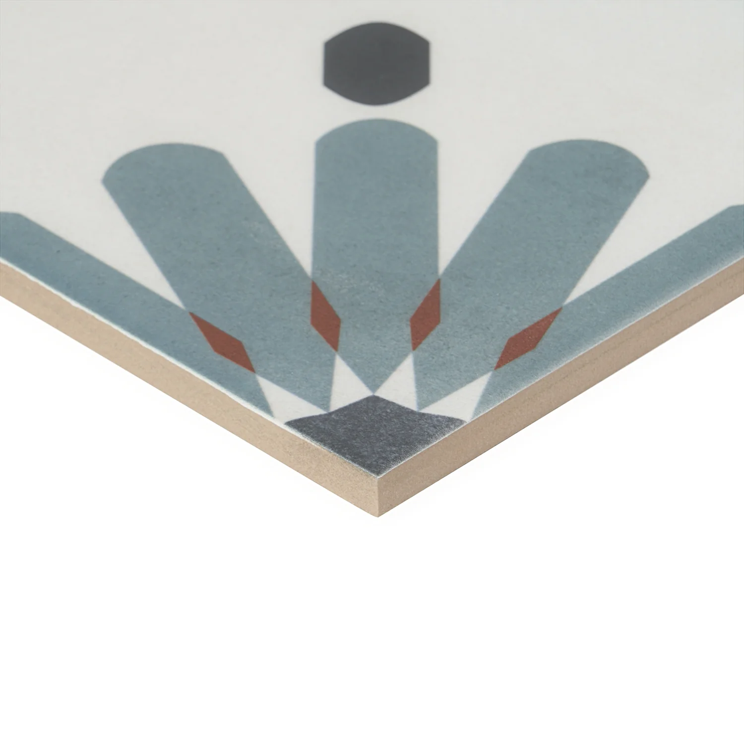 Lapaz Daisy Blue 9x9 Matte Porcelain Tile - Lux Tile - Image 7