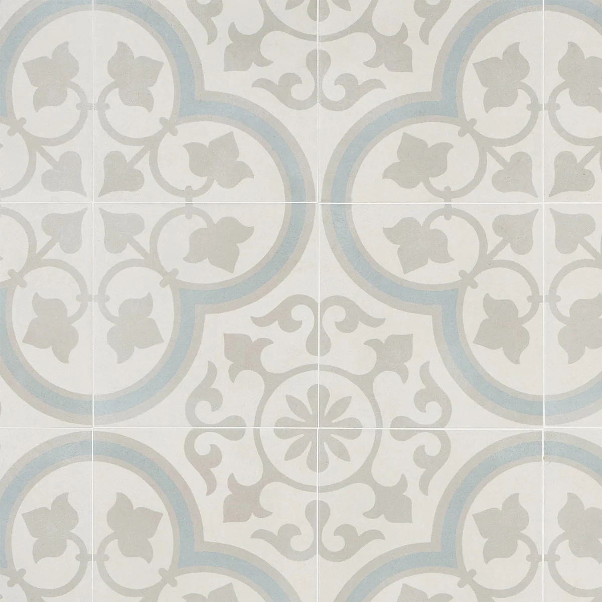 Lapaz Ornate Silver 9x9 Matte Porcelain Tile - Lux Tile - Image 5