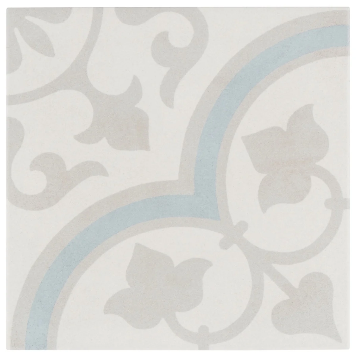 Lapaz Ornate Silver 9x9 Matte Porcelain Tile - Lux Tile - Image 7