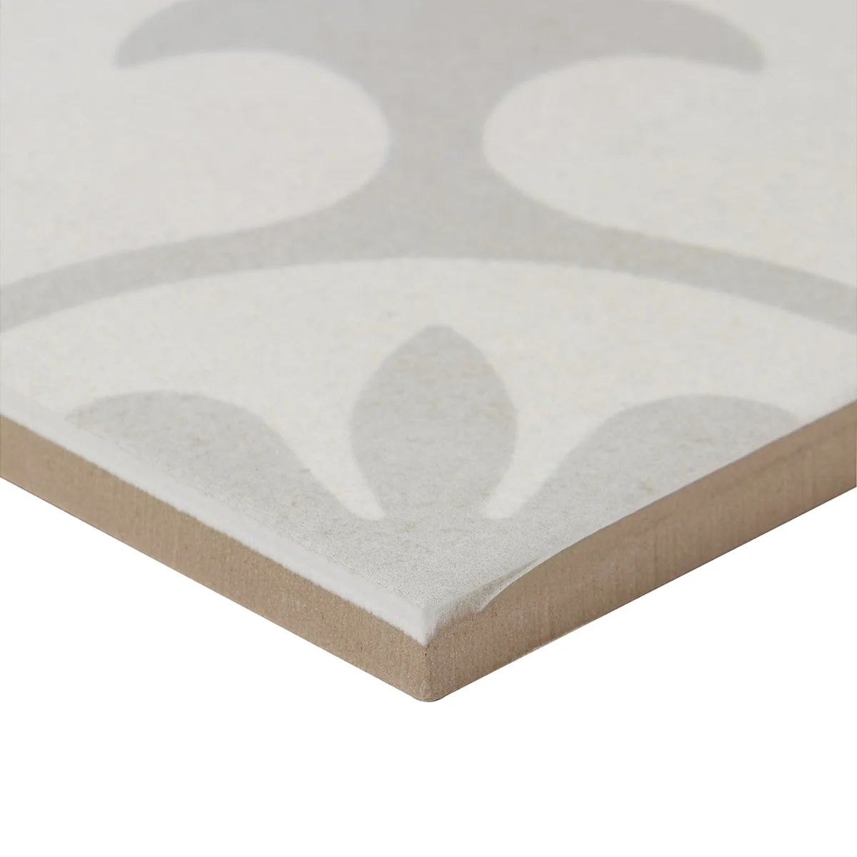 Lapaz Ornate Silver 9x9 Matte Porcelain Tile - Lux Tile - Image 8
