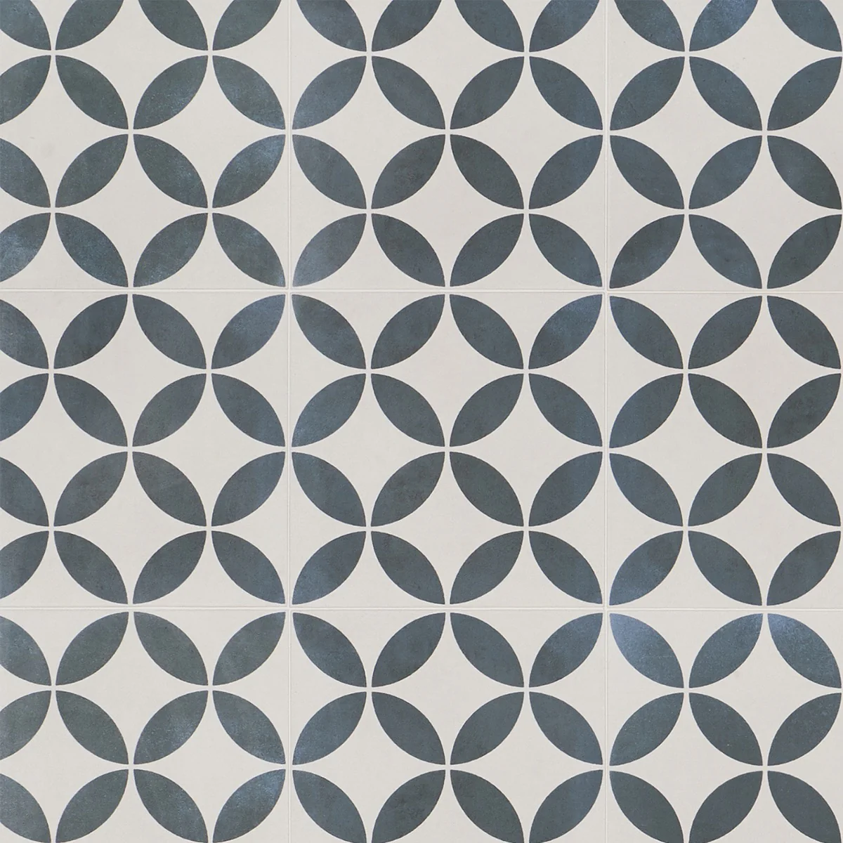 Lapaz Petals Blue 9x9 Matte Porcelain Tile - Lux Tile - Image 2