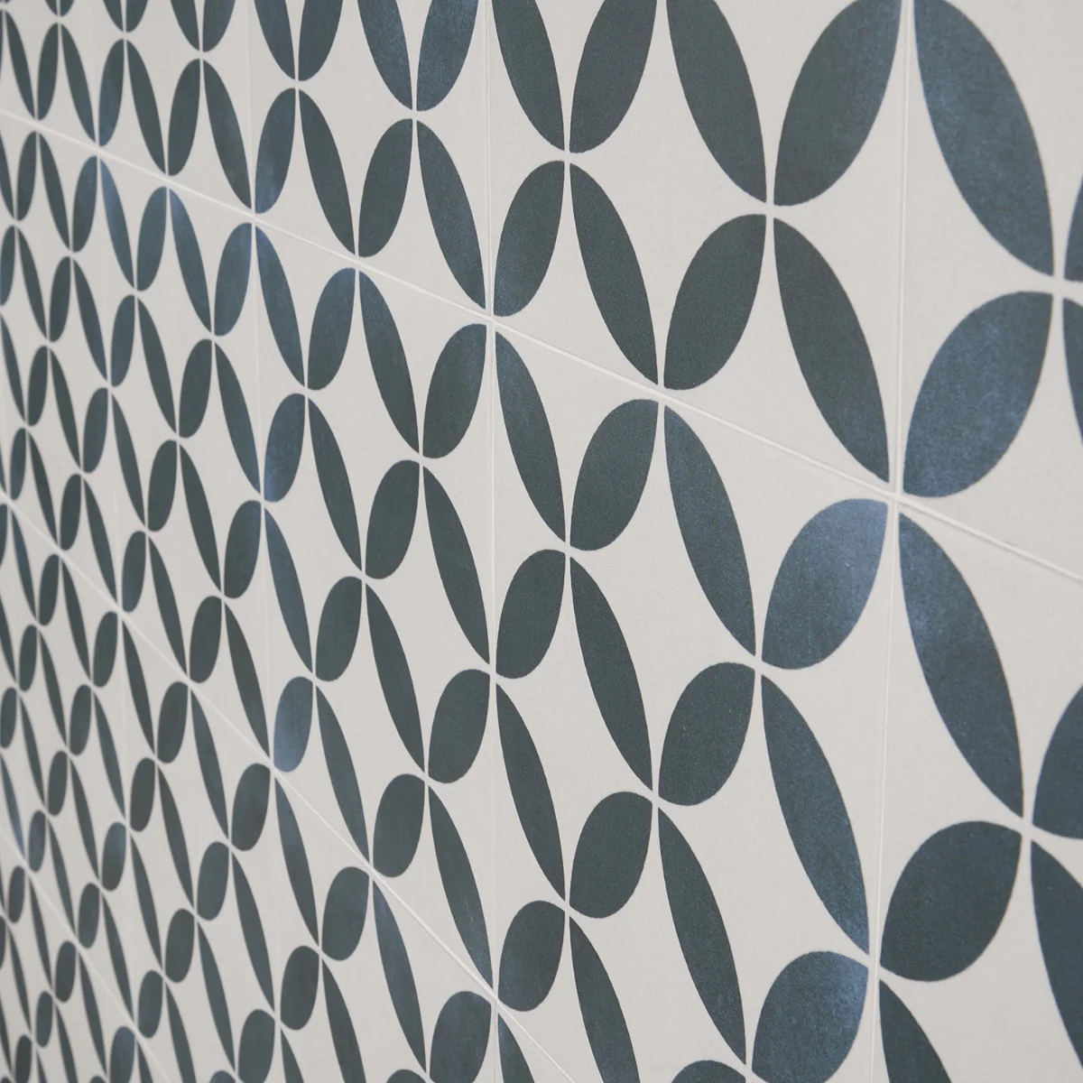 Lapaz Petals Blue 9x9 Matte Porcelain Tile - Lux Tile - Image 5