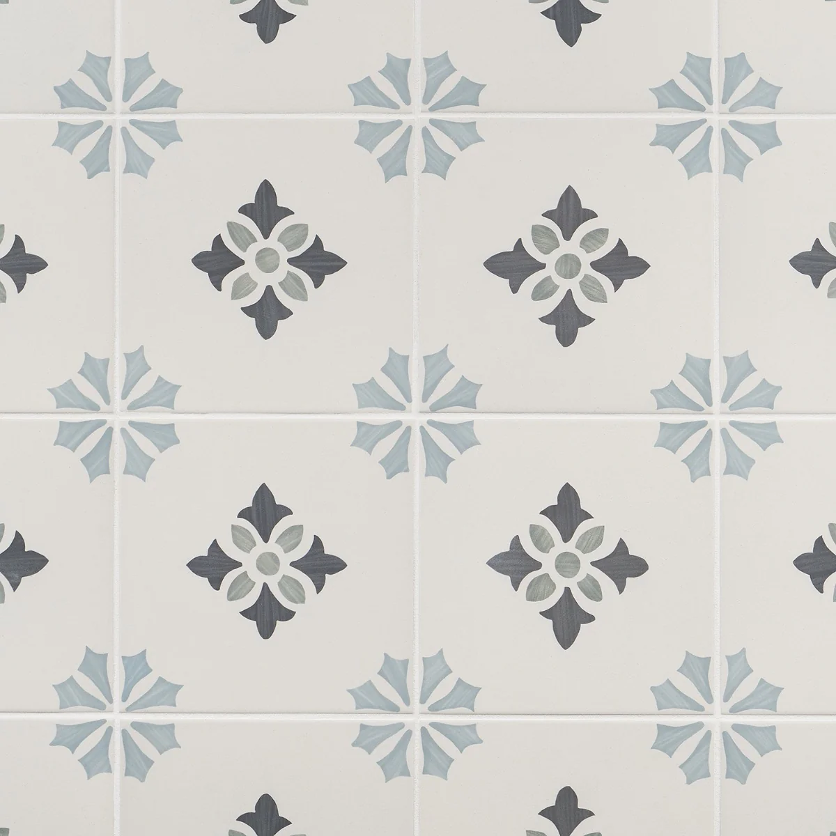 Lapaz Poppy Blue Green 9x9 Matte Porcelain Tile - Lux Tile - Image 3