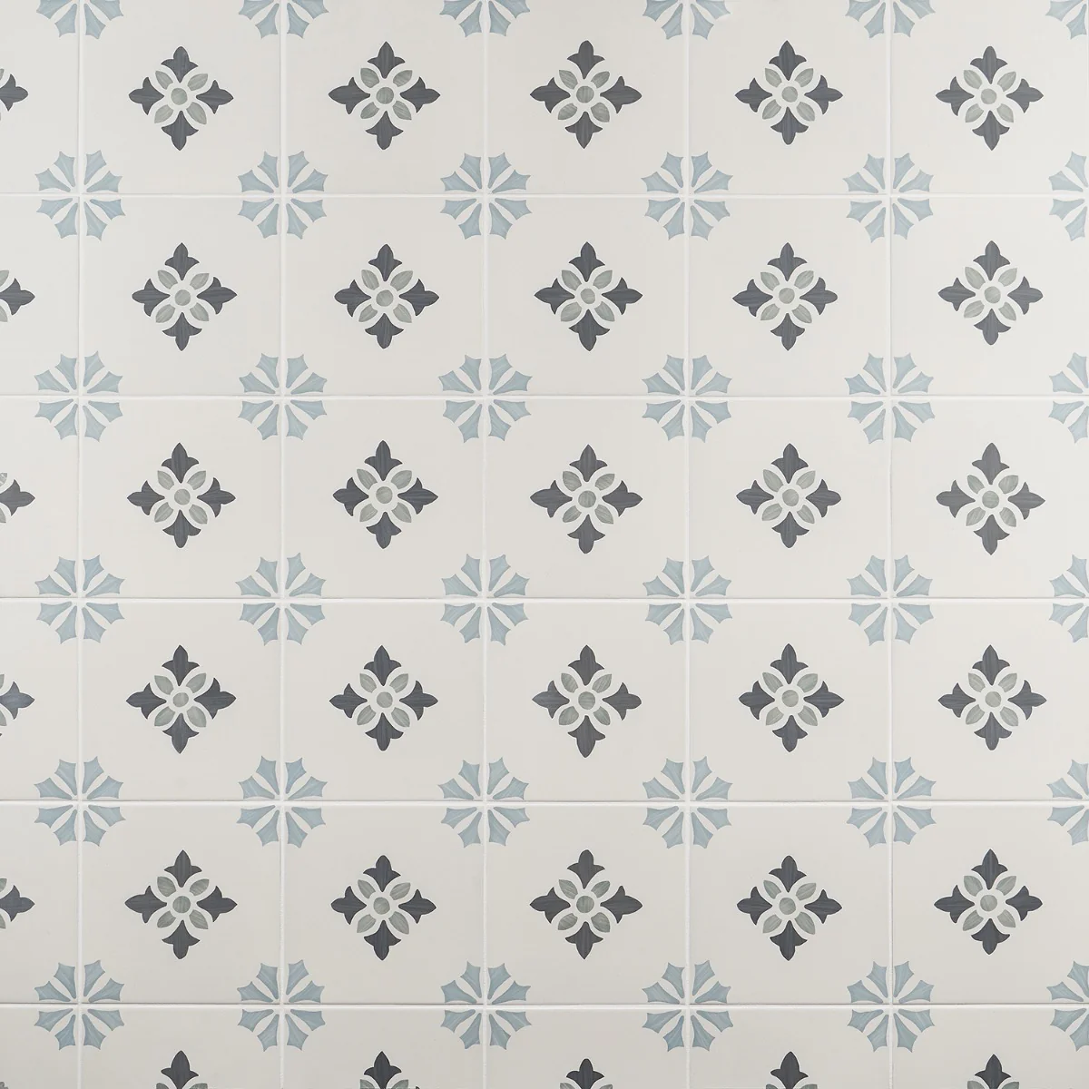 Lapaz Poppy Blue Green 9x9 Matte Porcelain Tile - Lux Tile - Image 7