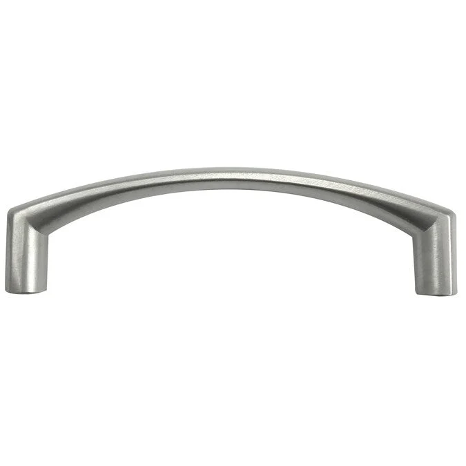 Laurey Aventura 3-3/4-in (96mm) Center to Center Brushed Satin Nickel Rectangular Handle Drawer Pull - Image 3