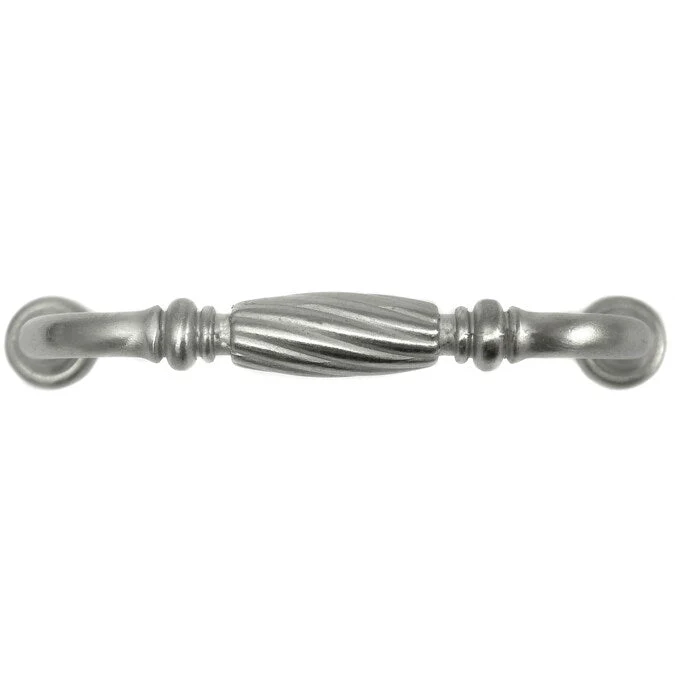 Laurey French Twist 3-in (76mm) Center to Center Satin Nickel Cylindrical Handle Drawer Pull - Image 2