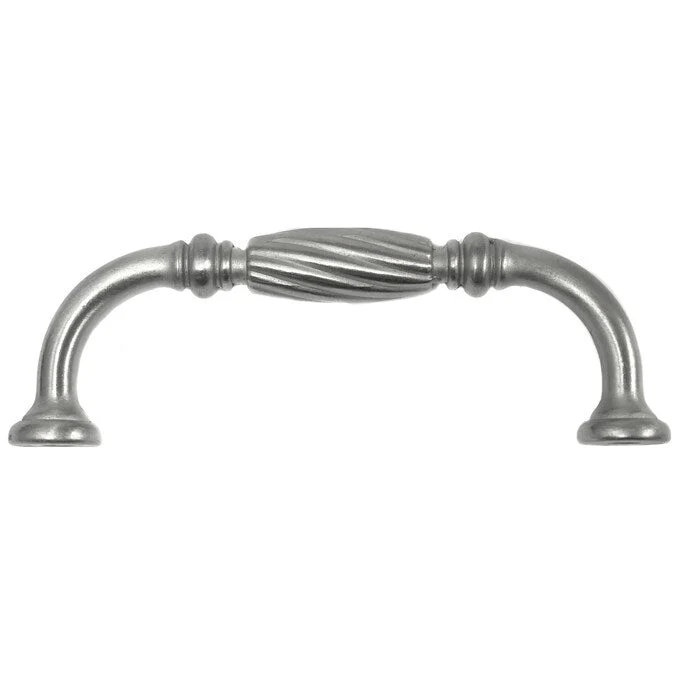 Laurey French Twist 3-in (76mm) Center to Center Satin Nickel Cylindrical Handle Drawer Pull - Image 4