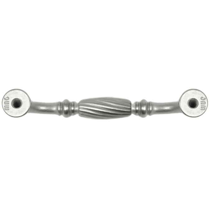 Laurey French Twist 3-in (76mm) Center to Center Satin Nickel Cylindrical Handle Drawer Pull - Image 5