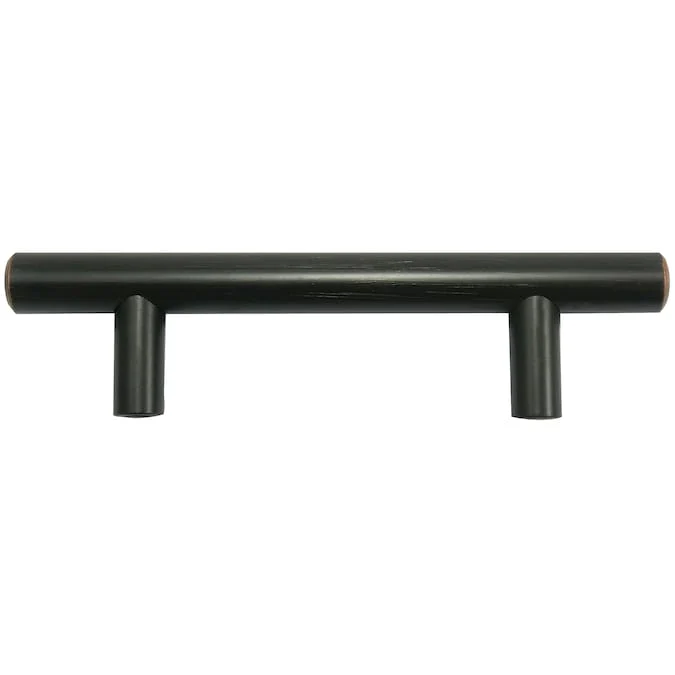 Laurey Melrose 3-3/4-in (96mm) Center to Center Oil Rubbed Bronze Cylindrical Bar Drawer Pull - Image 4