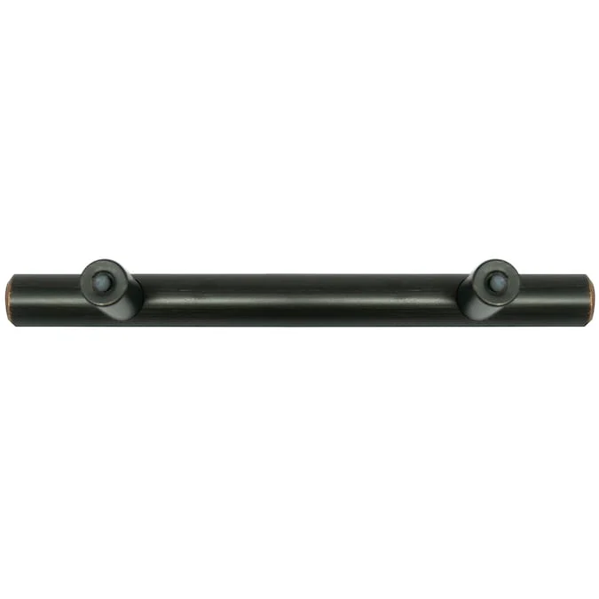 Laurey Melrose 3-3/4-in (96mm) Center to Center Oil Rubbed Bronze Cylindrical Bar Drawer Pull - Image 5