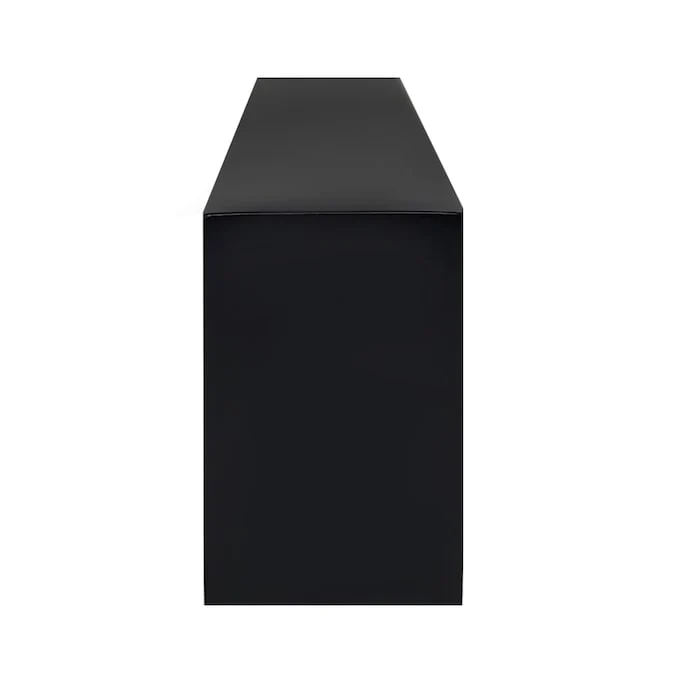 Laurey Metro 10-1/16-in (256mm) Center to Center Matte Black Dual Mount Rectangular Handle Drawer Pull - Image 4