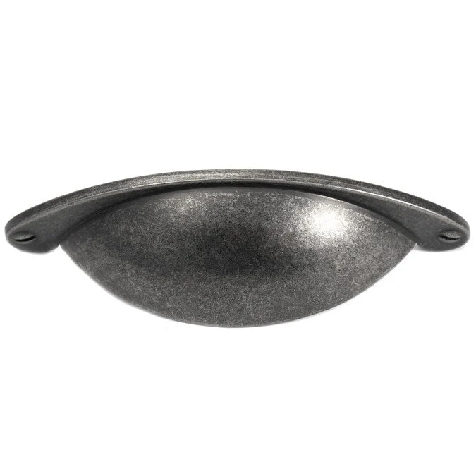 Laurey Nantucket 2-1/2-in (64mm) Center to Center Antique Pewter Arch Cup Drawer Pull