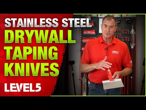 LEVEL5 Deluxe Stainless Drywall Hand Tool Set with Soft-Grip Handles, 5-609 - Image 5