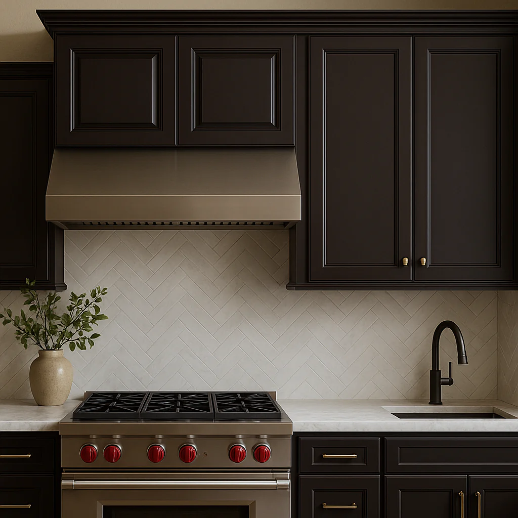 LIFEART CABINETRY Newport 36x15x12 in. 2-Door Wall Cabinet in Dark Espresso - Image 3