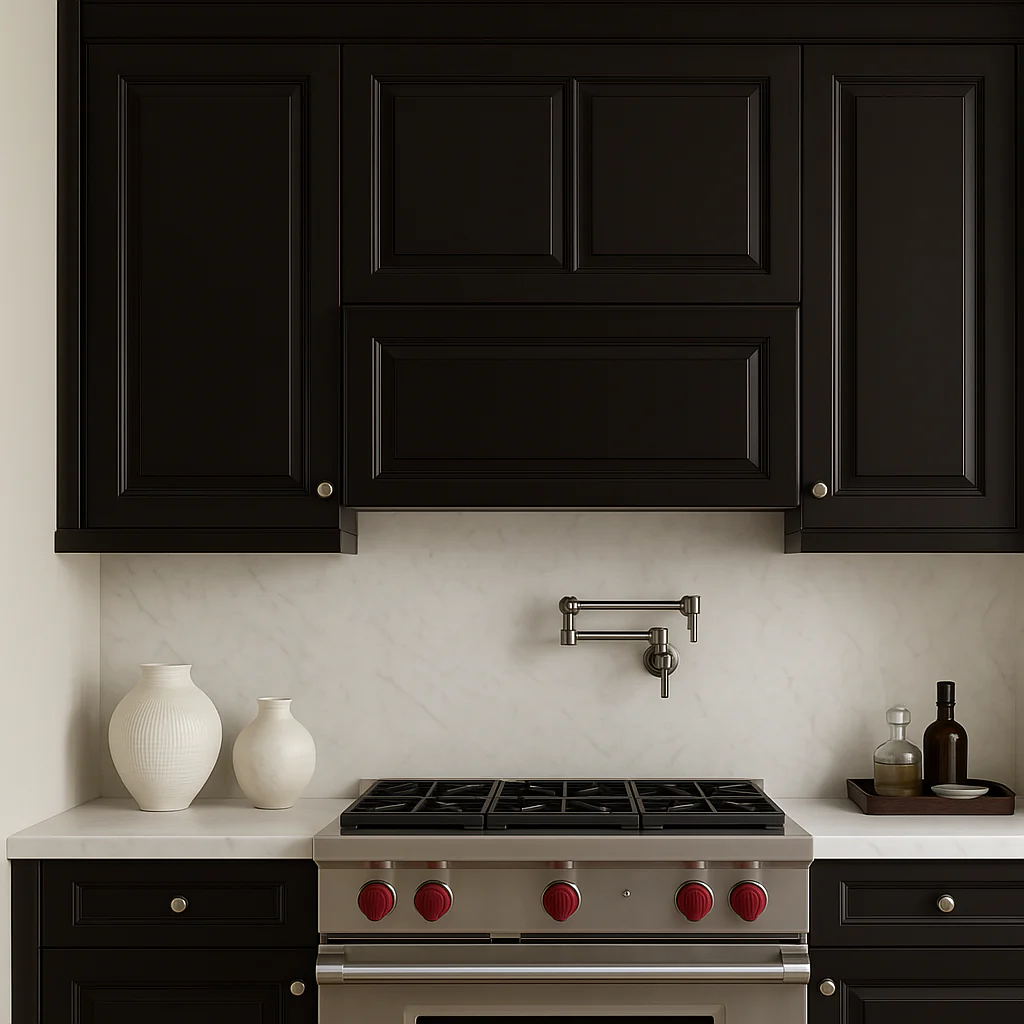 LIFEART CABINETRY Newport 36x15x12 in. 2-Door Wall Cabinet in Dark Espresso - Image 4