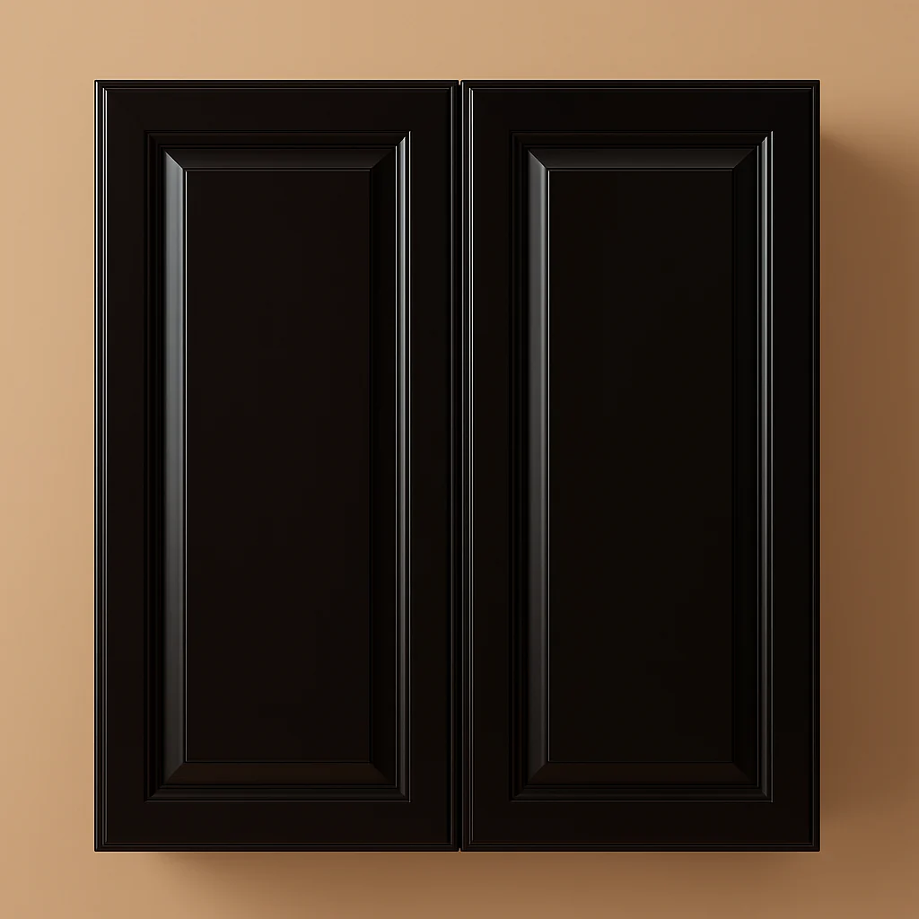 LIFEART CABINETRY Newport Ready to Assemble 36x36x12 in. Wall Cabinet with 2 Shelves in Dark Brown