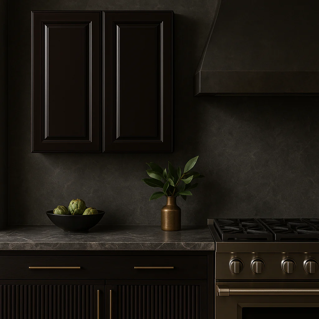 LIFEART CABINETRY Newport Ready to Assemble 36x36x12 in. Wall Cabinet with 2 Shelves in Dark Brown - Image 2