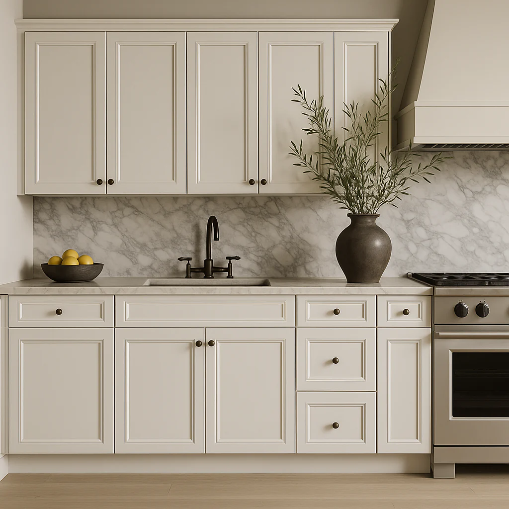 LIFEART CABINETRY Newport Ready to Assemble Base Cabinet with 1-Door and 1-Drawer in Classic White - Image 6