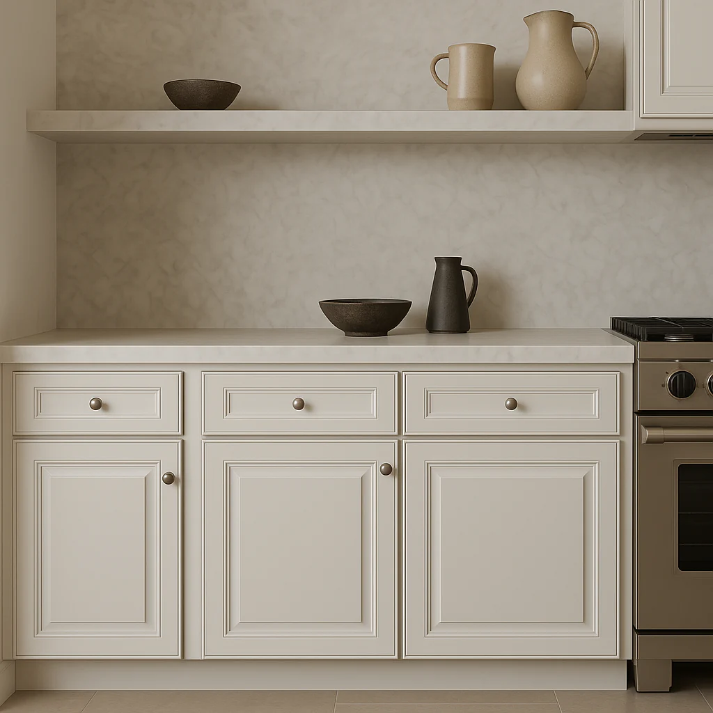 LIFEART CABINETRY Newport Ready to Assemble Base Cabinet with 1-Door and 1-Drawer in Classic White - Image 8