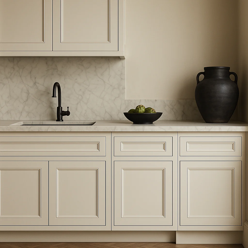 LIFEART CABINETRY Newport Ready to Assemble Base Cabinet with 1-Door and 1-Drawer in Classic White - Image 7