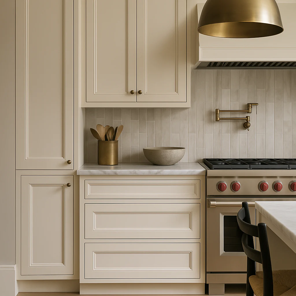 LIFEART CABINETRY Newport Ready to Assemble Base Cabinet with 3 Drawers in Classic White - Image 3