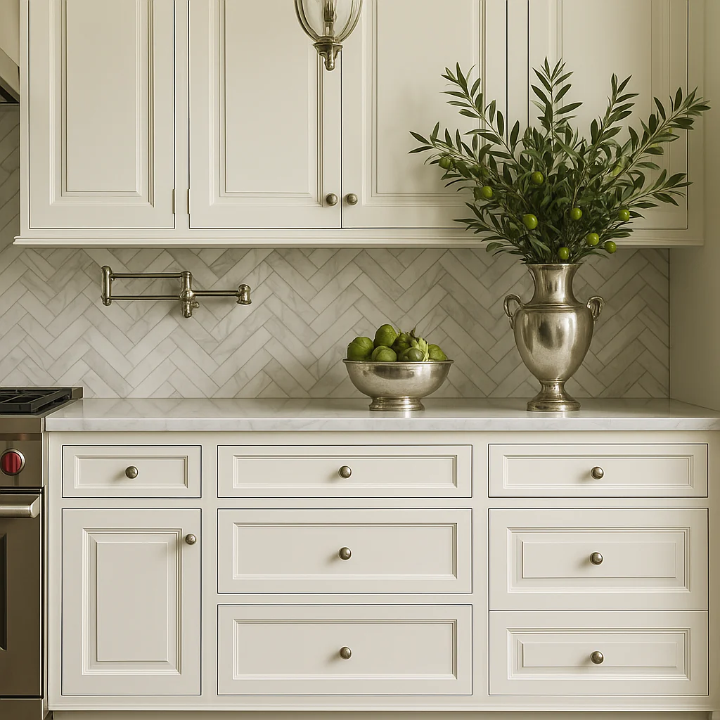 LIFEART CABINETRY Newport Ready to Assemble Base Cabinet with 3 Drawers in Classic White - Image 4