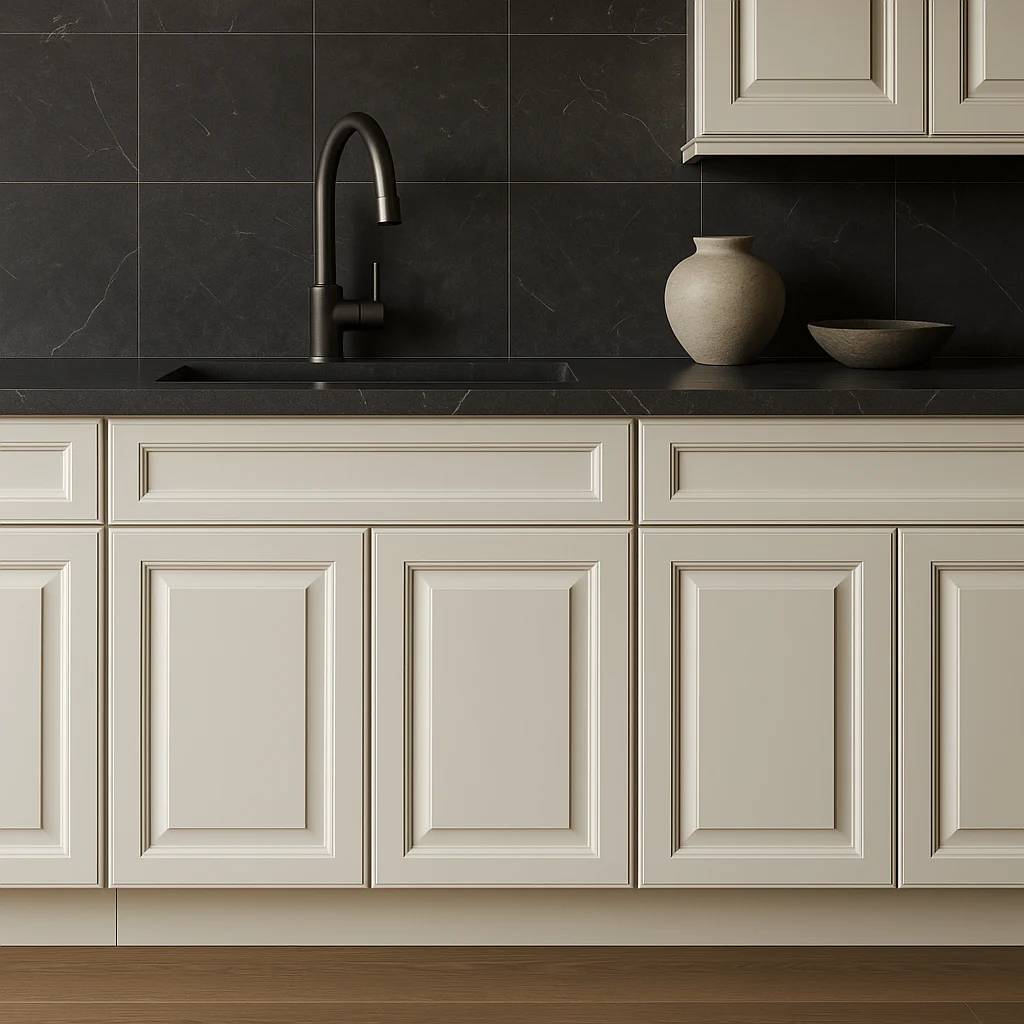 LIFEART CABINETRY Newport Ready to Assemble Sink Base Cabinet, Classic White - Image 3
