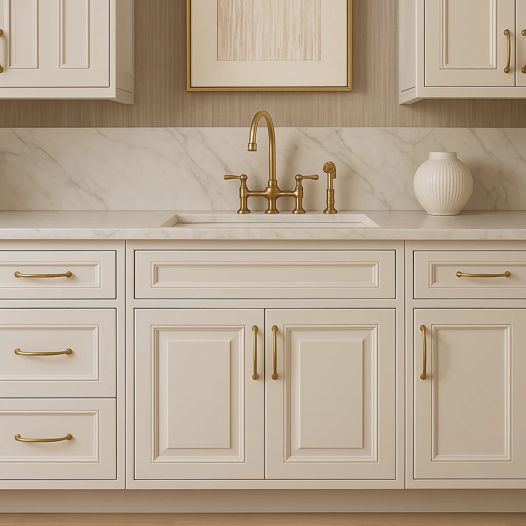 LIFEART CABINETRY Newport Sink Base Cabinet, Classic White, Ready to Assemble - Image 3