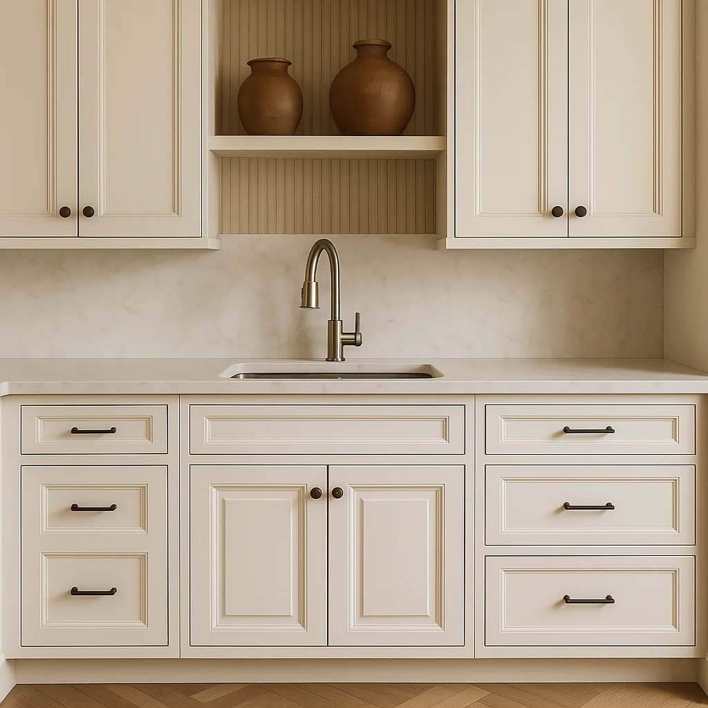 LIFEART CABINETRY Newport Sink Base Cabinet, Classic White, Ready to Assemble - Image 4