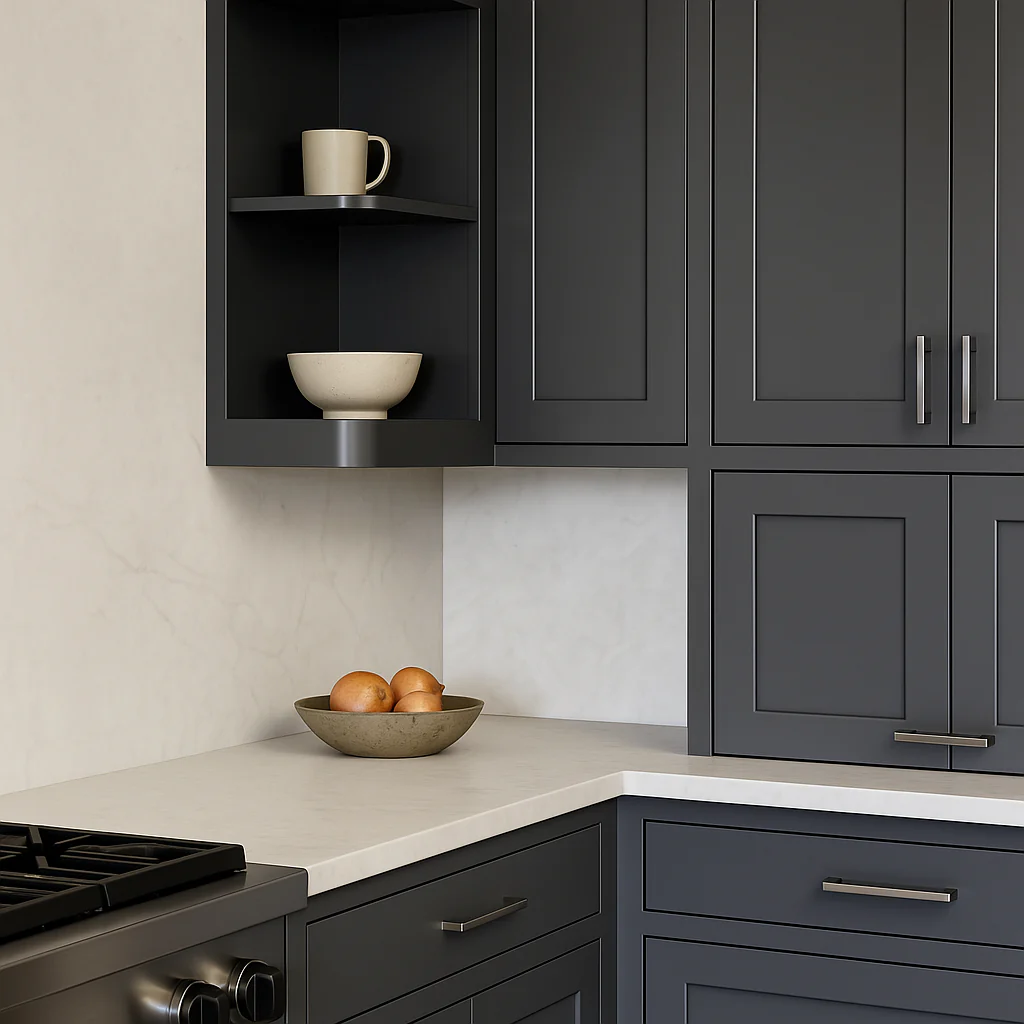 LIFEART CABINETRY Shaker Ready to Assemble Base Cabinet in Gray - Image 4