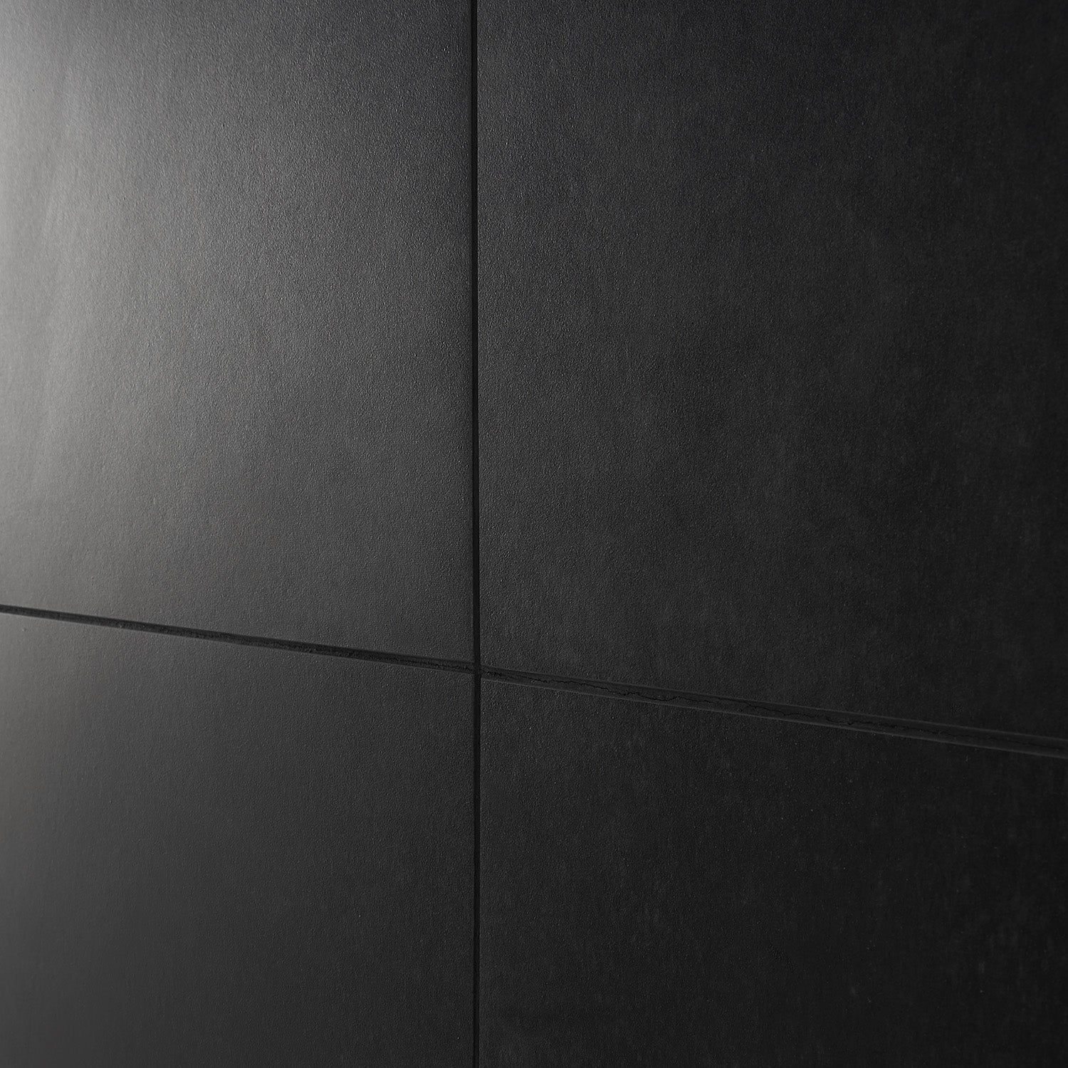 Lines Black Matte Porcelain Tile 24x24 - Lux Tile - Image 5