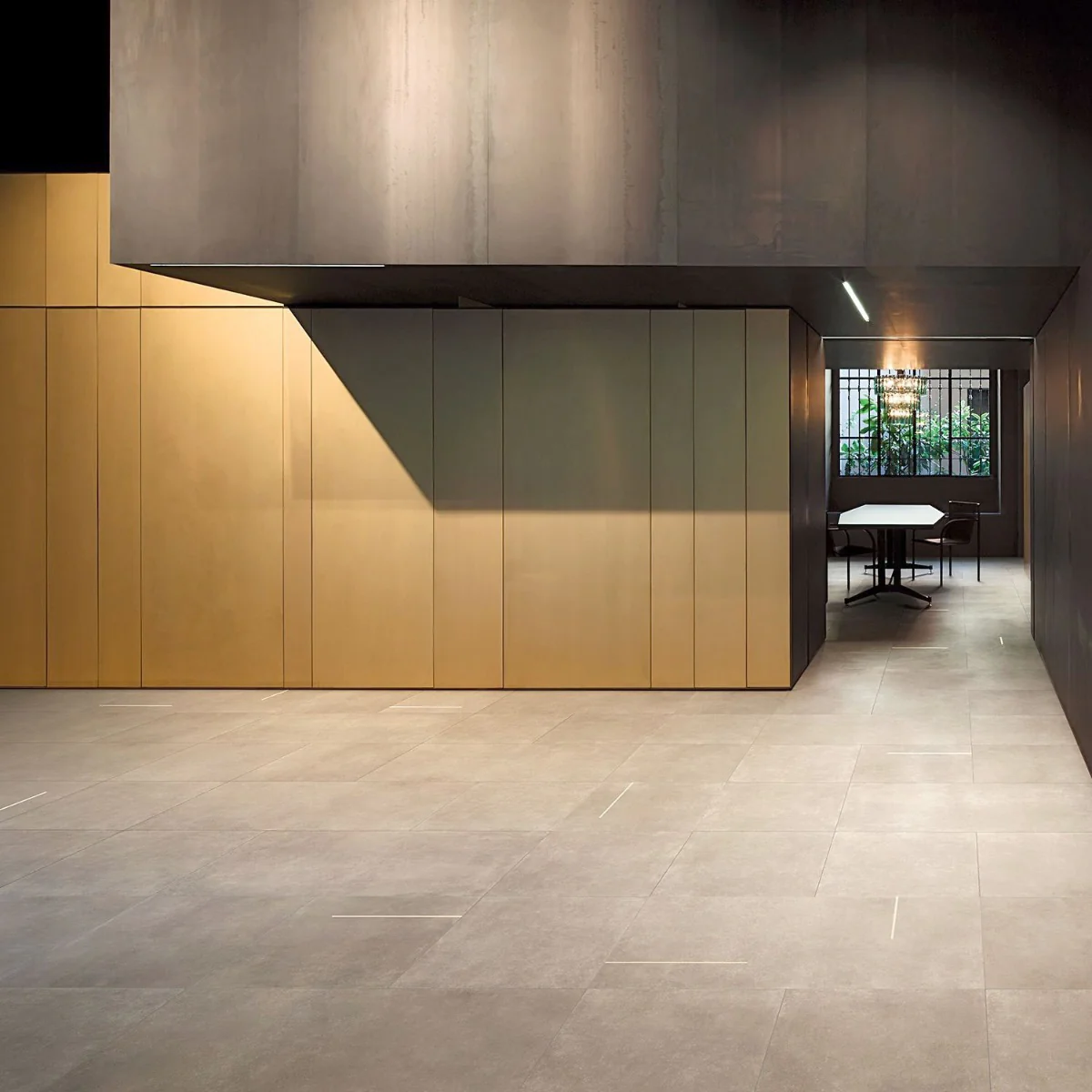 Lines Greige 24x24 Matte Porcelain Tile - Lux Tile