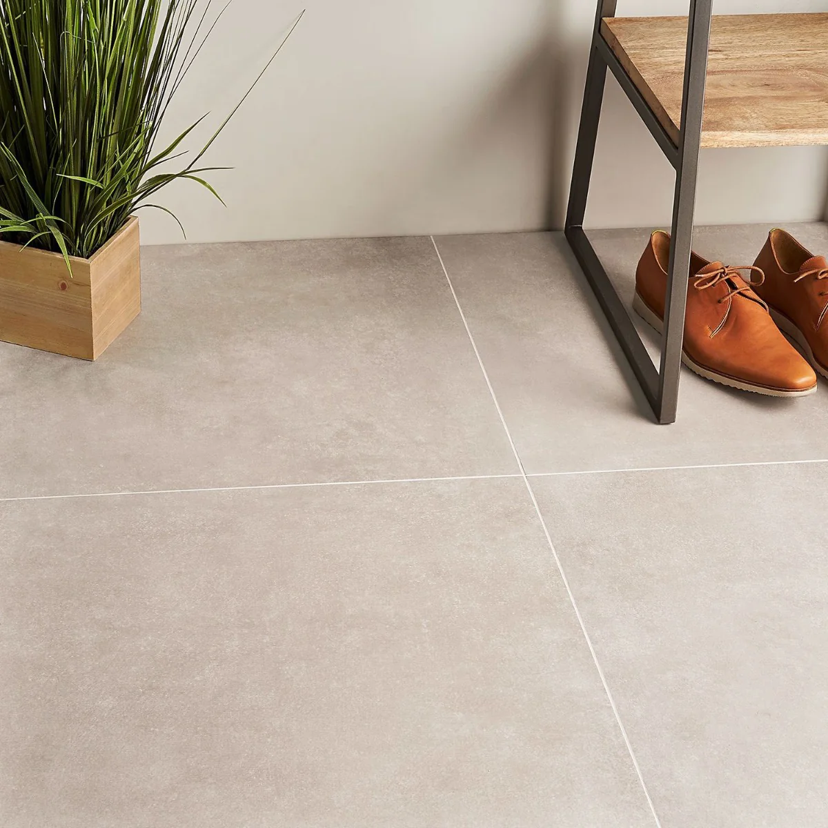 Lines Greige 24x24 Matte Porcelain Tile - Lux Tile - Image 2