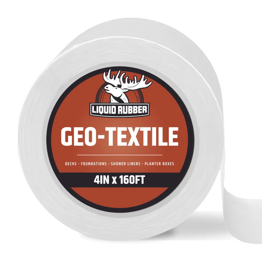 Liquid Rubber Geo-Textile Polyester Roof Fabric, 4-in x 160-ft Reinforcing Roll