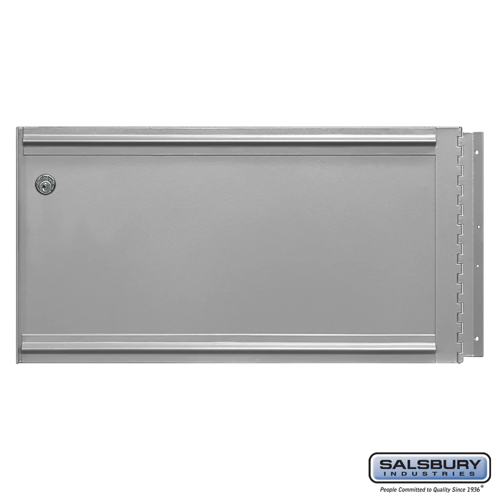 Locking Rear Cover for Aluminum Drop Box with Two Keys