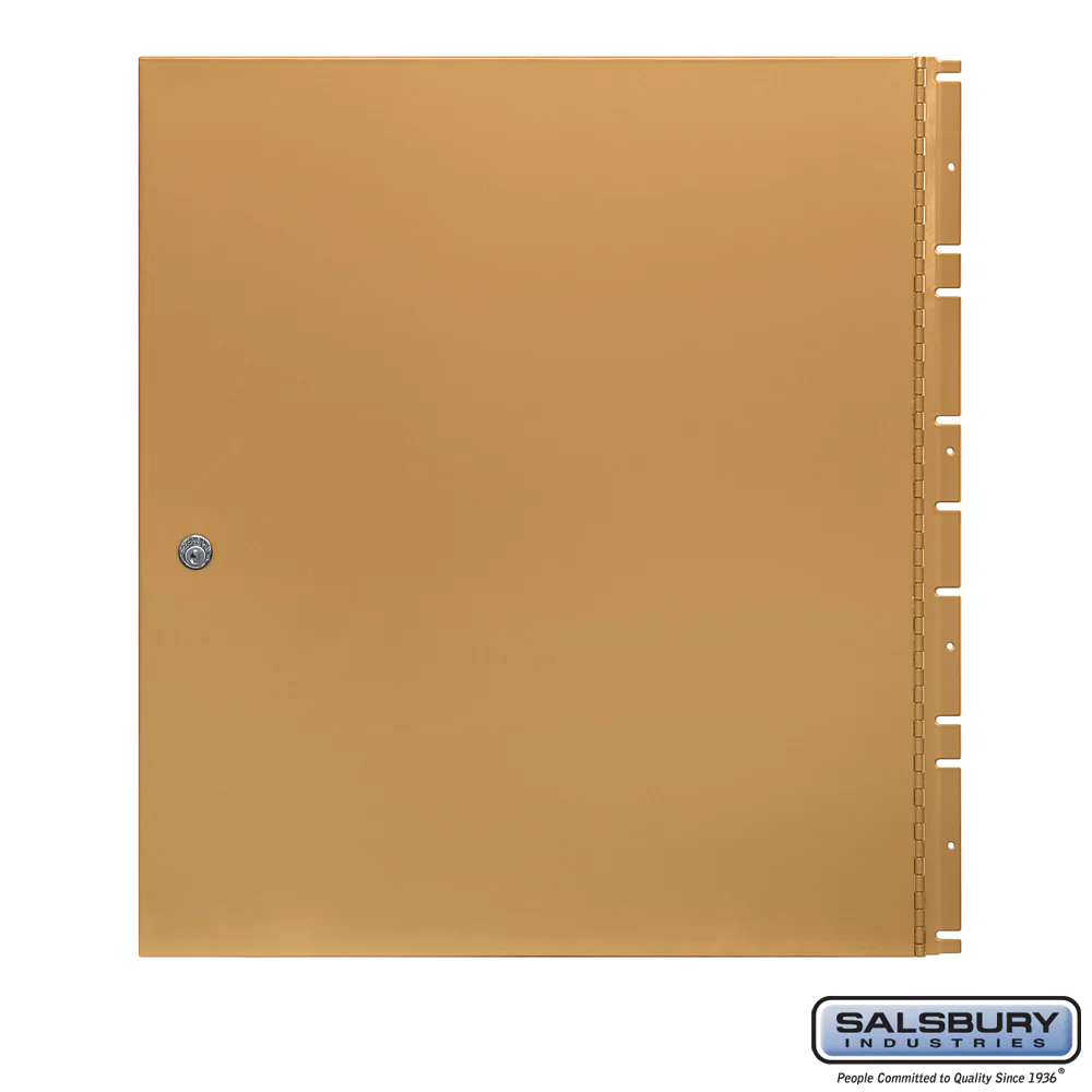 Locking Rear Cover for Rear Loading Americana Mailbox with Keys