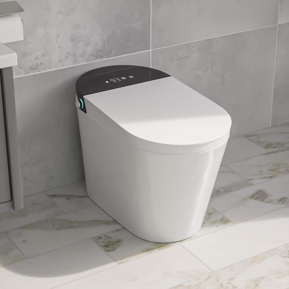 Logmey Elongated Smart Toilet | Heated Seat, Auto Flush, Night Light, Remote Control | MT-7G610 - Image 4
