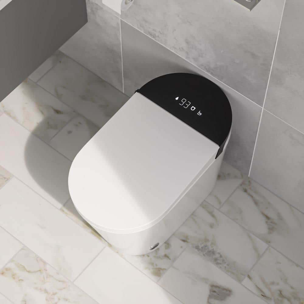 Logmey Elongated Smart Toilet | Heated Seat, Auto Flush, Night Light, Remote Control | MT-7G610 - Image 5