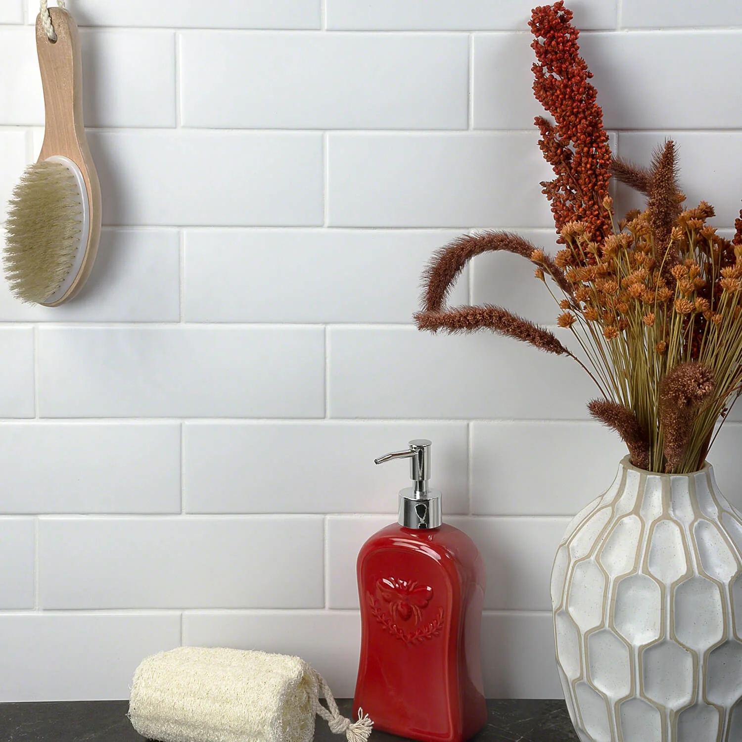 London White 3x9 Matte Ceramic Subway Tile for Walls - Image 2