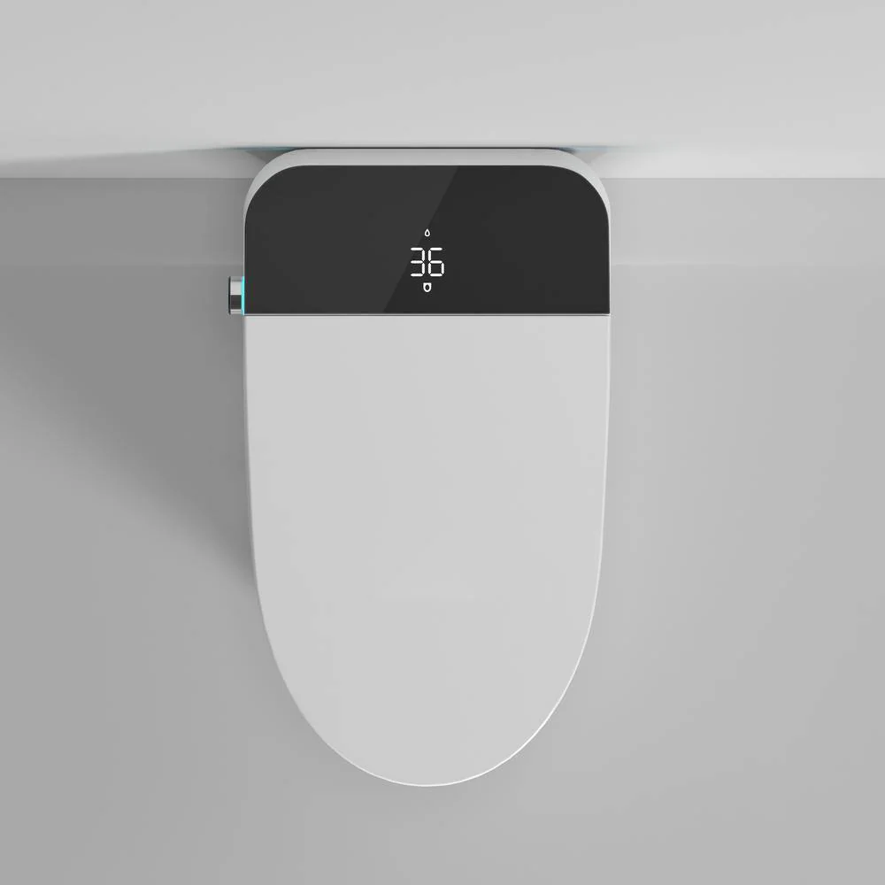 LORDEAR White Smart Elongated Toilet Bidet with Auto Open/Close and LED Display - Image 2