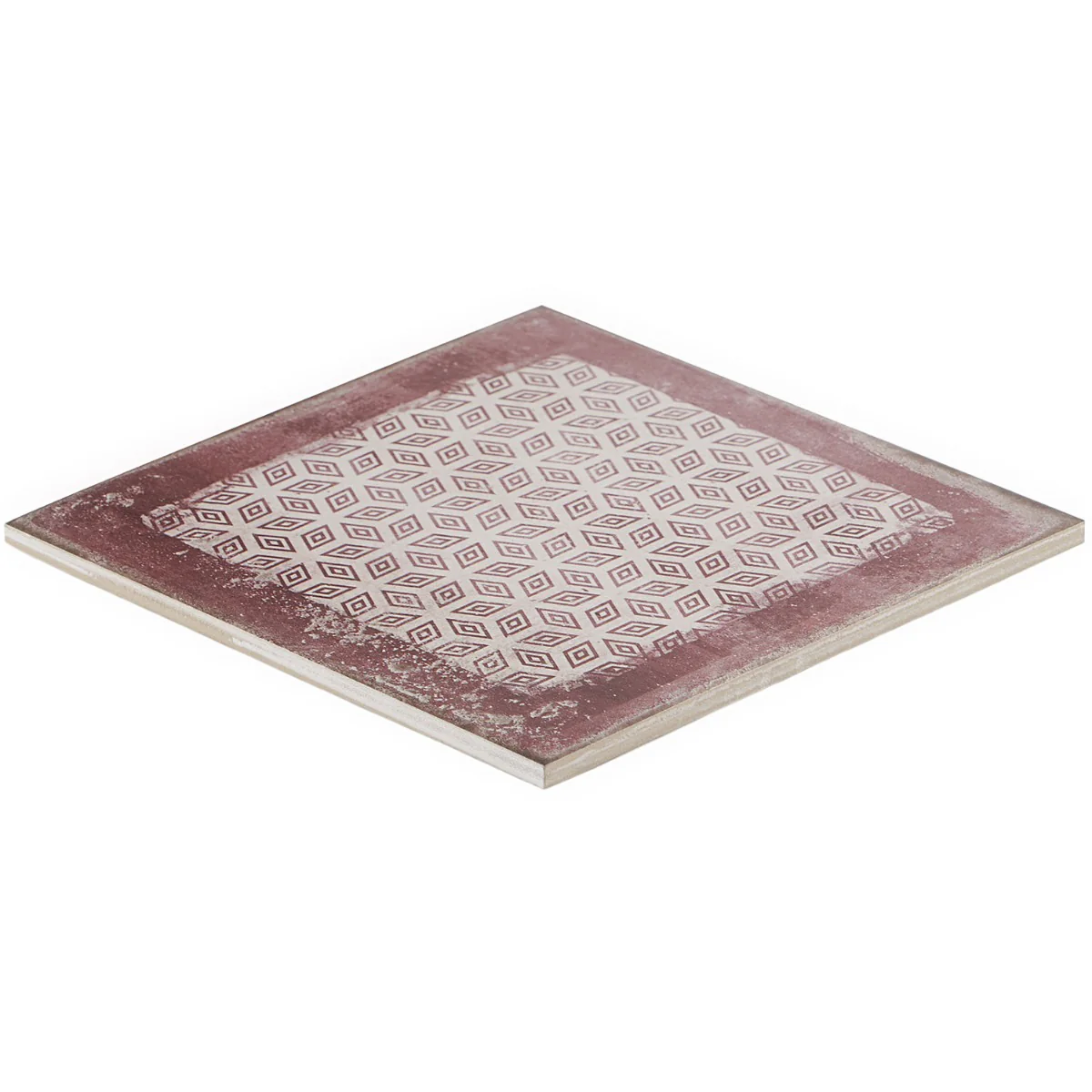 Los Lunas Deco Rose Pink 8x8 Matte Porcelain Tile - Lux Tile - Image 4