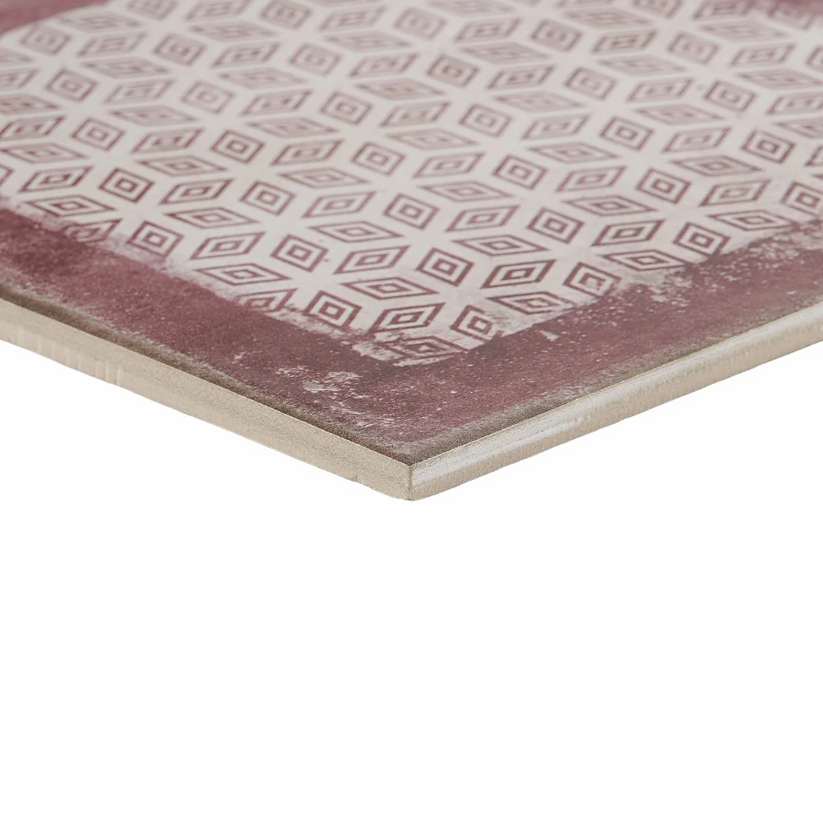 Los Lunas Deco Rose Pink 8x8 Matte Porcelain Tile - Lux Tile - Image 7